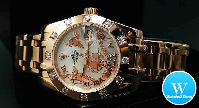นาฬิกา Rolex Datejust Special Edition Everose Gold White Mother of Pearl Dial