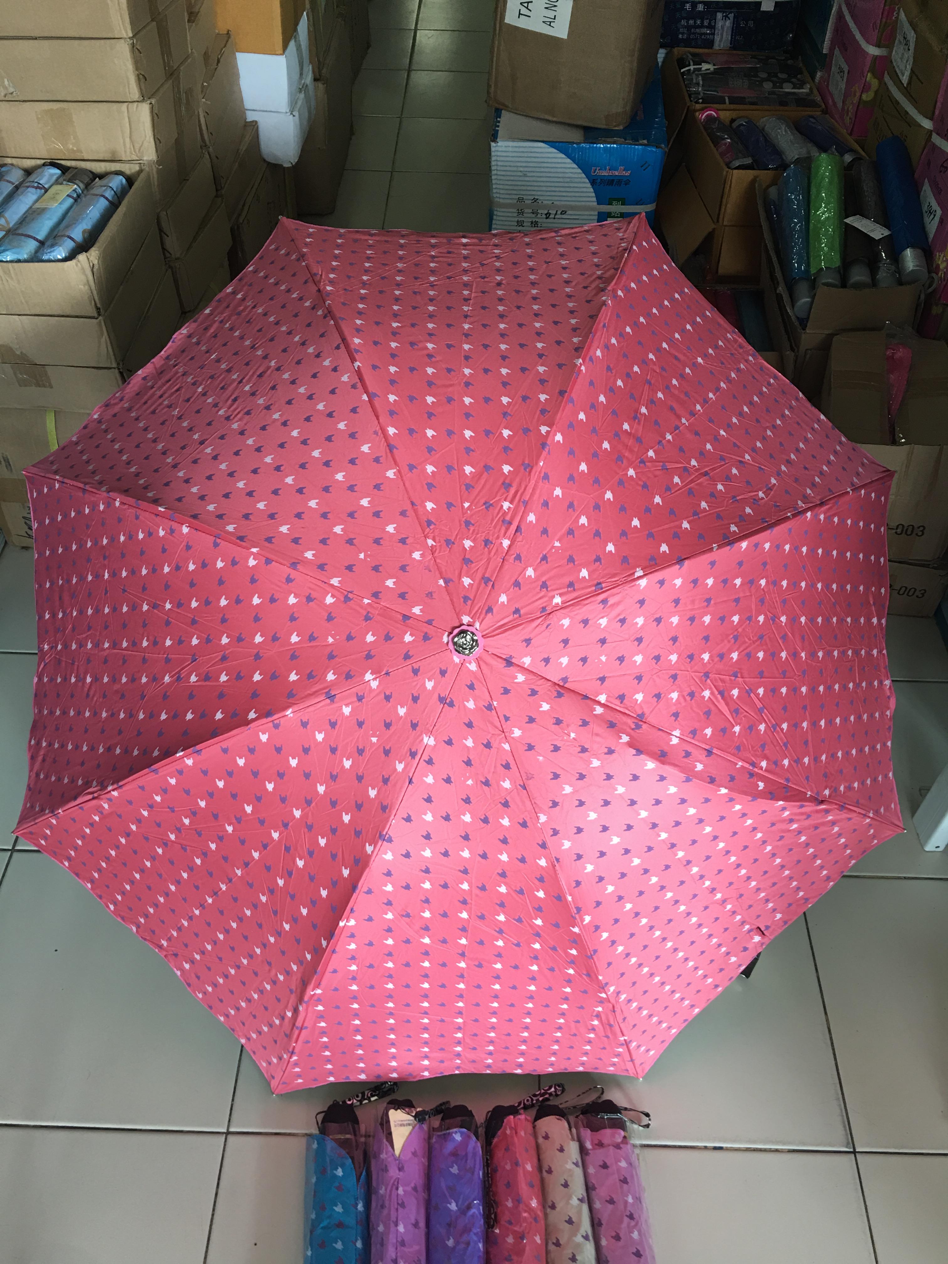 ร่มโค้งแฟชั่นยูวีดำ รหัส3413