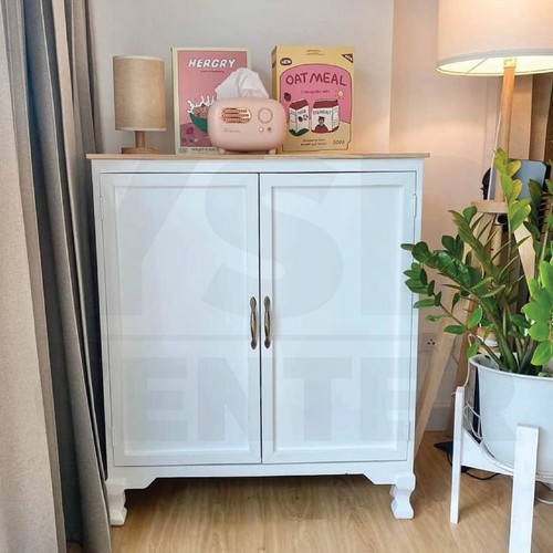 ชั้นวางรองเท้า ที่วางรองเท้า ตู้เก็บรองเท้า ชั้นวางอเนกประสงค์ สีขาว PT016-SR40X80X90