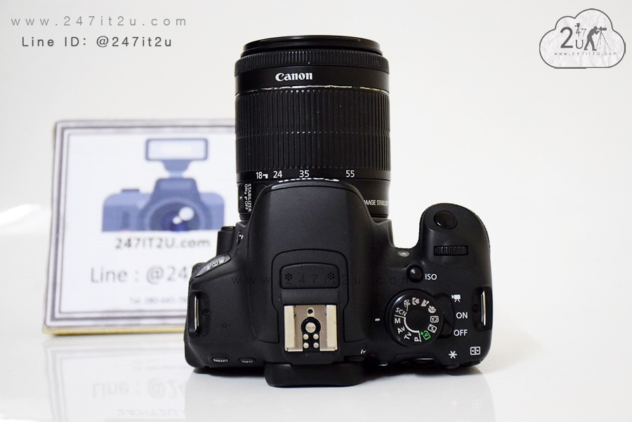 กล้อง Canon 700D +เลนส์ 18-55 mm is STM