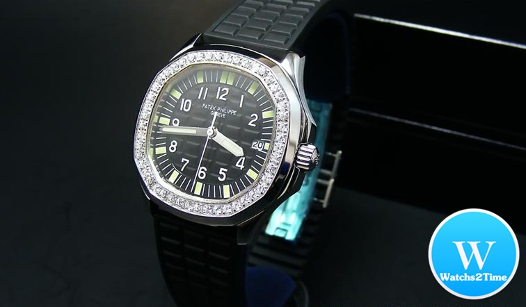 นาฬิกา Patek Philippe Lady Aquanaut Luce Mirror Ref. 5067A หน้าปัดดำ
