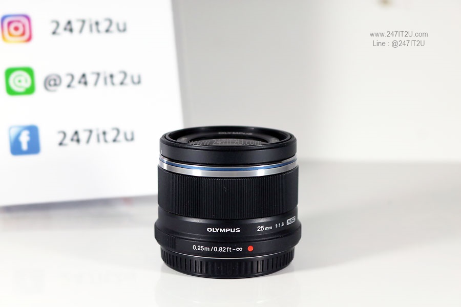 ขายเลนส์ Olympus M.Zuiko 25mm f1.8 สีดำ