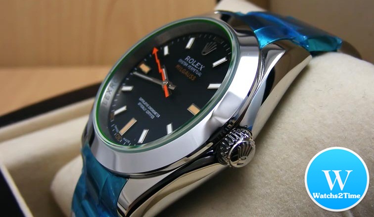 นาฬิกา Rolex THE MILGAUSS Green Sapphire Crystal 40 mm. Ref.116400GV