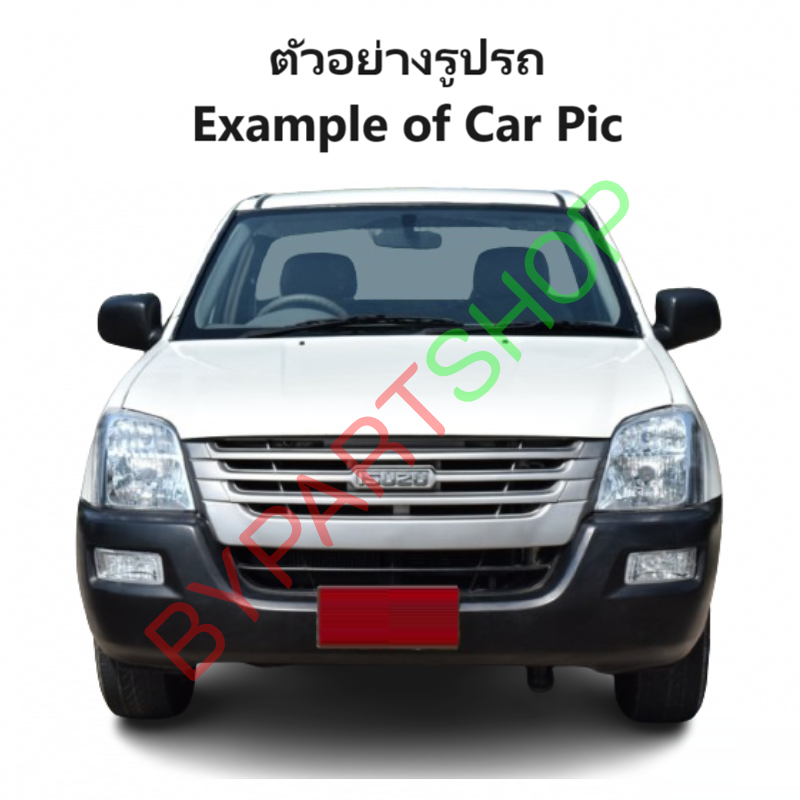 หน้ากระจัง ISUZU D-MAX(ดีแม็ก) 2WD สีดำ-เทา(งานดิบ ยังไม่ทำสี) ไม่มีโลโก้ ปี2005-2006 (รหัส:DMAX-COM05-ดำ)