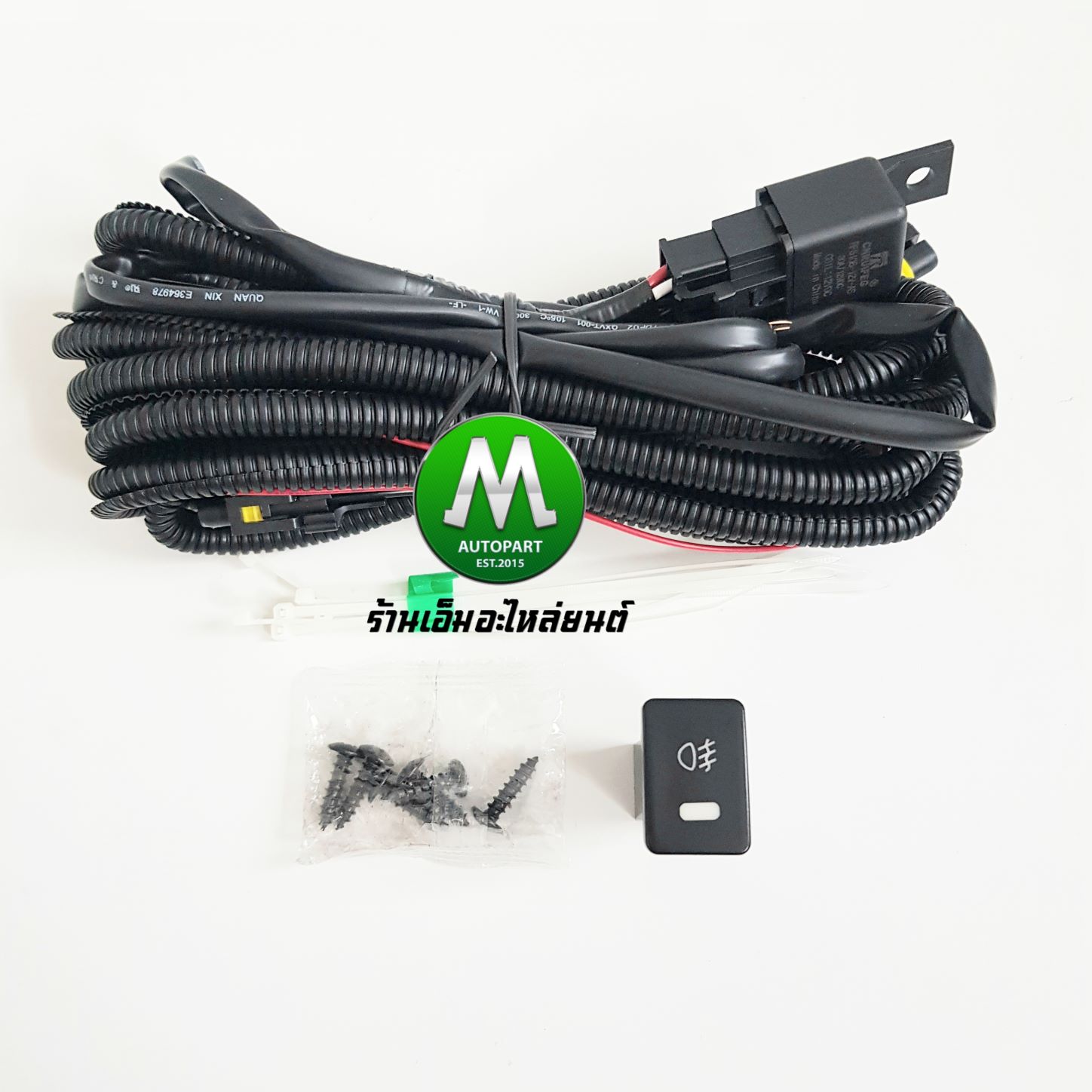 ไฟตัดหมอก ไฟสปอร์ตไลท์ MITSUBISHI TRITON 2015 2016 2017 2018 ฝาครอบชุบ / มิตซูบิชิ ไทรทัน (รับประกันสินค้า 3 เดือน)