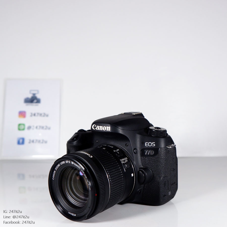 ขายกล้อง Canon 77D+เลนส์ 18-55mm is STM เครื่องศูนย์