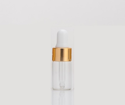 3ml ขวดแก้วใส ดรอปเปอร์