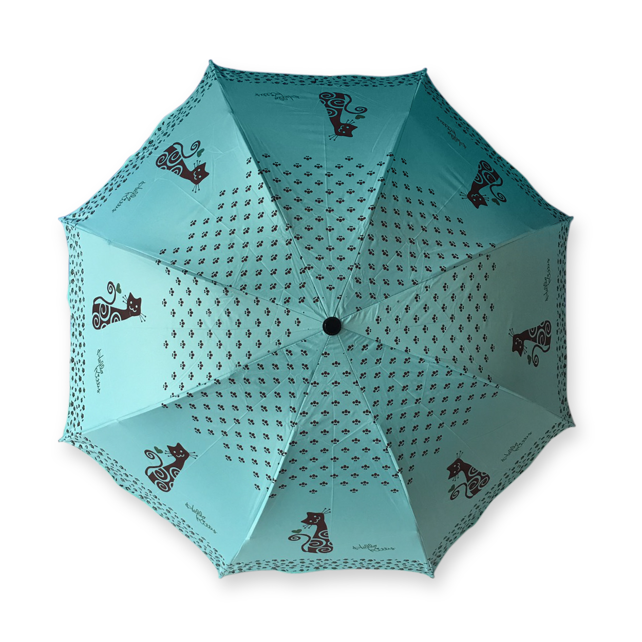 ร่มโค้งแฟชั่นยูวีดำรหัส 8034