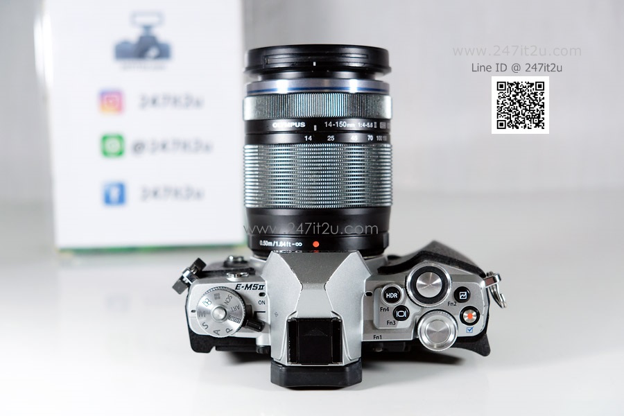 กล้อง Olympus OM-D E-M5 mark 2 พร้อมเลนส์ 14-150mm f4-5.6 II สี Silver