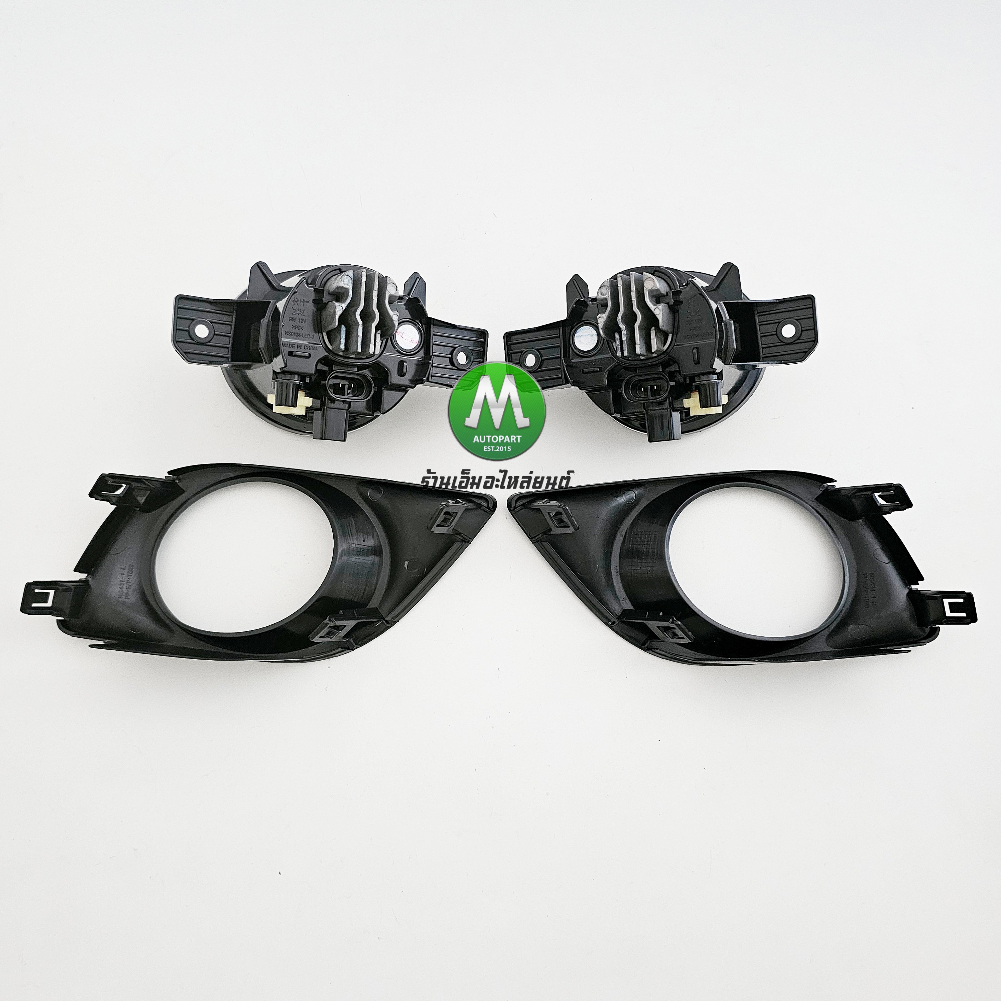 ไฟตัดหมอก NISSAN ALMERA 2012 2013 โคม LED นิสสัน อัลเมร่า ไฟสปอร์ตไลท์ รับประกัน 3 เดือน