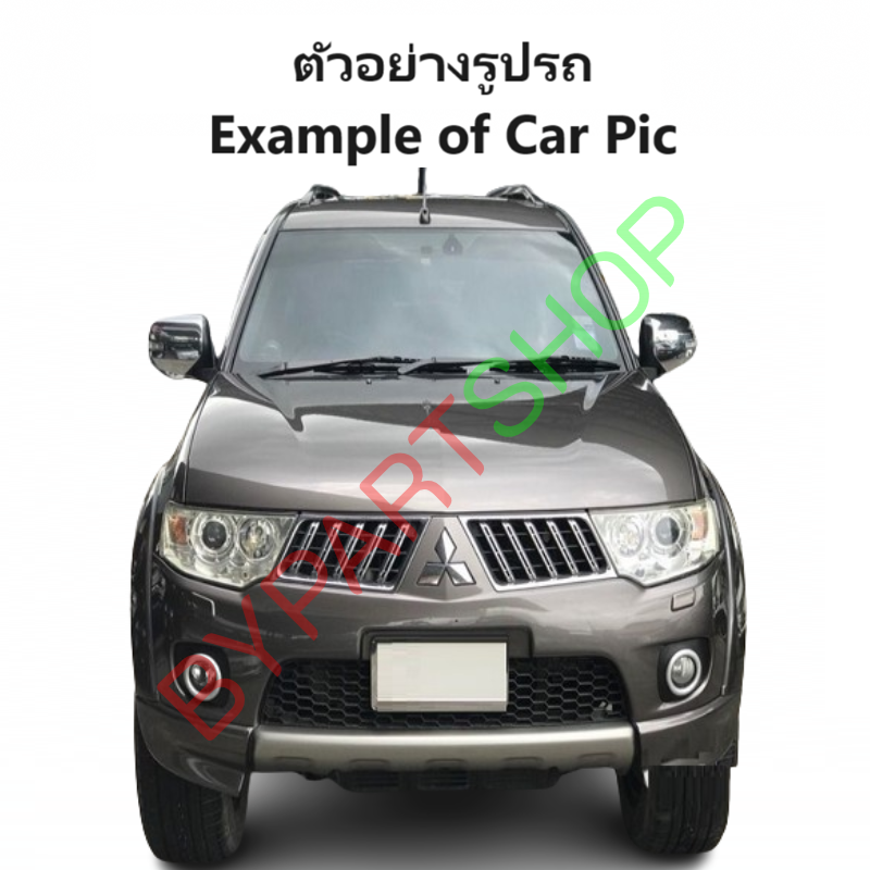 ไฟตัดหมอก/ไฟสปอร์ตไลท์ MITSUBISHI PAJERO SPORT(ปาเจโร่ สปอร์ต) รุ่นที่1 ฝาครอบดำ(วงแหวนชุบ) ปี2008-2013 (ครบชุด) (ประกัน 6เดือน) (MB402)