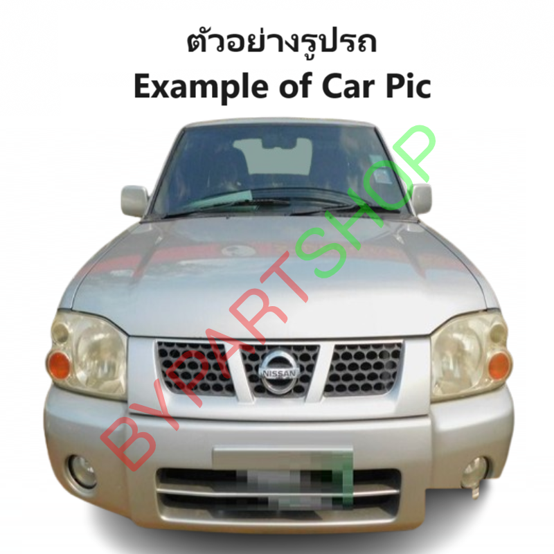 กระจกมองข้าง NISSAN FRONTIER(ฟรอนเทียร์) เหลี่ยมใหญ่ รุ่นปรับมือ สีดำ(งานไม่ทำสี) ปี1998-2006 -ราคาต่อข้าง-