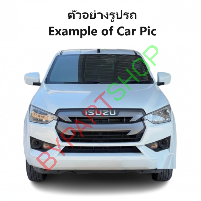 กันชนท้าย ISUZU D-MAX(ดีแม็ก) โฉมปี2020 ทรงศูนย์ สีดำ ปี2019-2023 (ครบชุด) KV-222BK