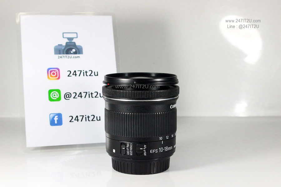 เลนส์ Canon lens EF-S 10-18mm f4.5-5.6 IS STM