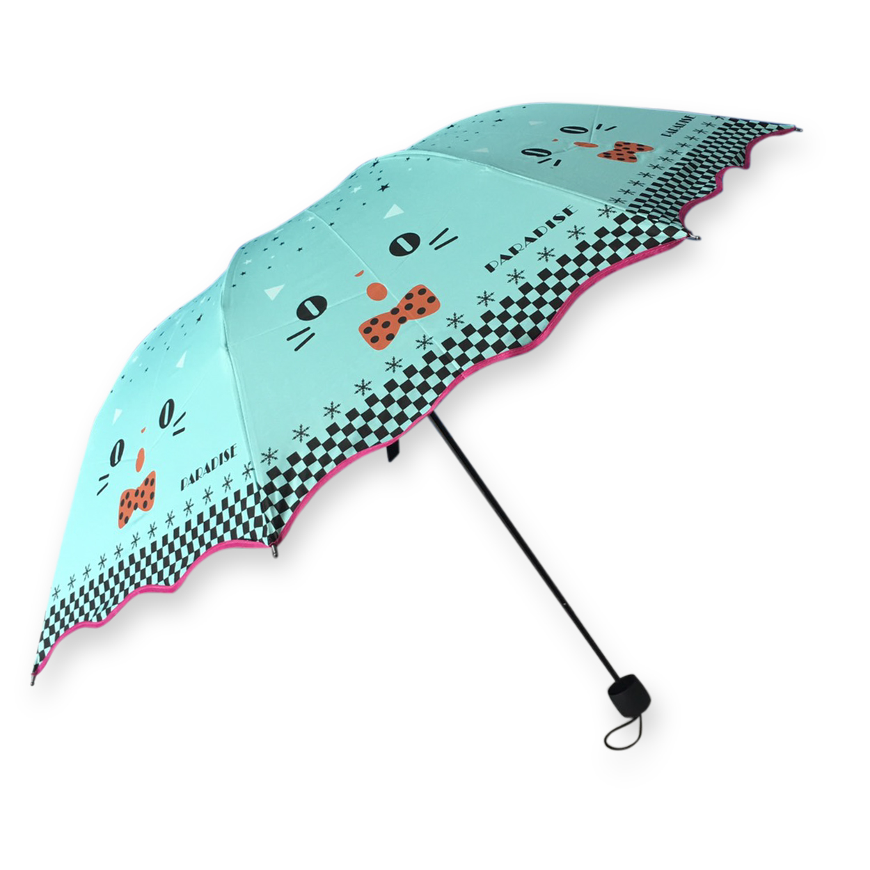 ร่มโค้งแฟชั่น ยูวีดำ รหัส 8032