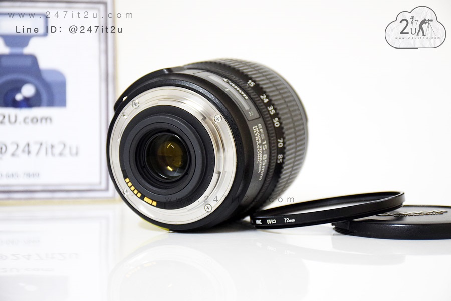 เลนส์ Cannon 15-85 mm f3.5-5.6 is USM