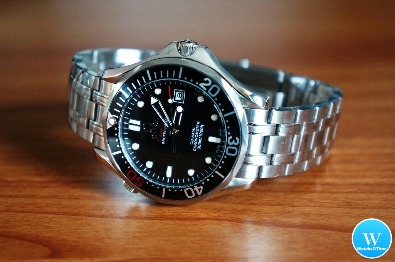 นาฬิกา Omega รุ่น Seamaster 007 Limited Edition สายแสตนเลสหน้าดำ แท้