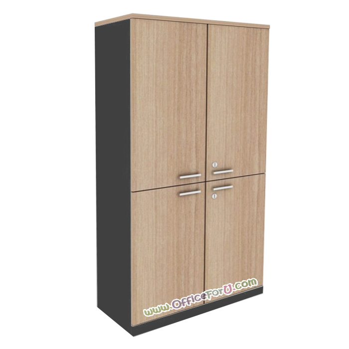 ตู้เอกสารไม้สูง บนบานเปิด/ล่างบานเปิด SLL-80180