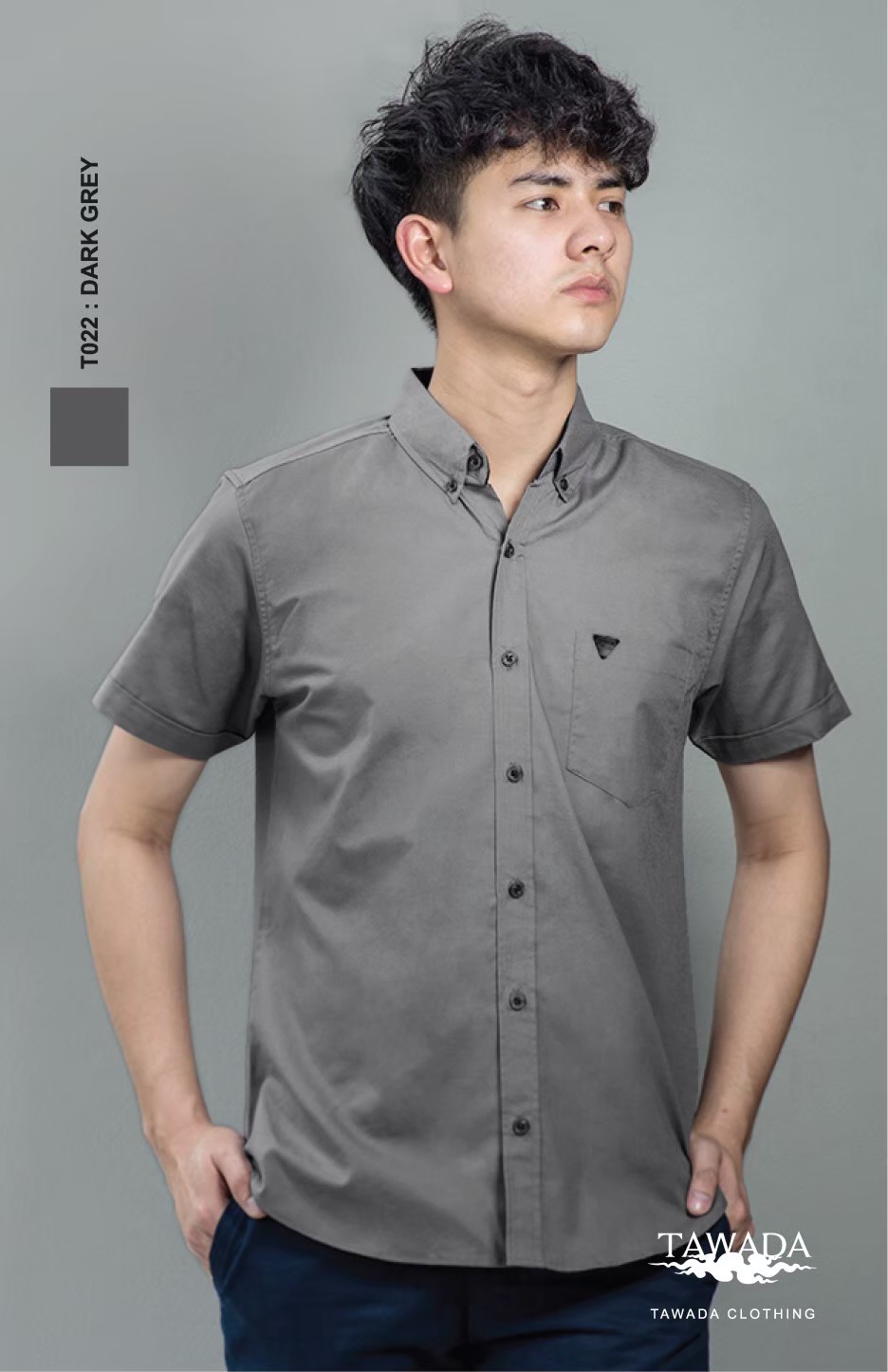 T022 แขนสั้น คอปก