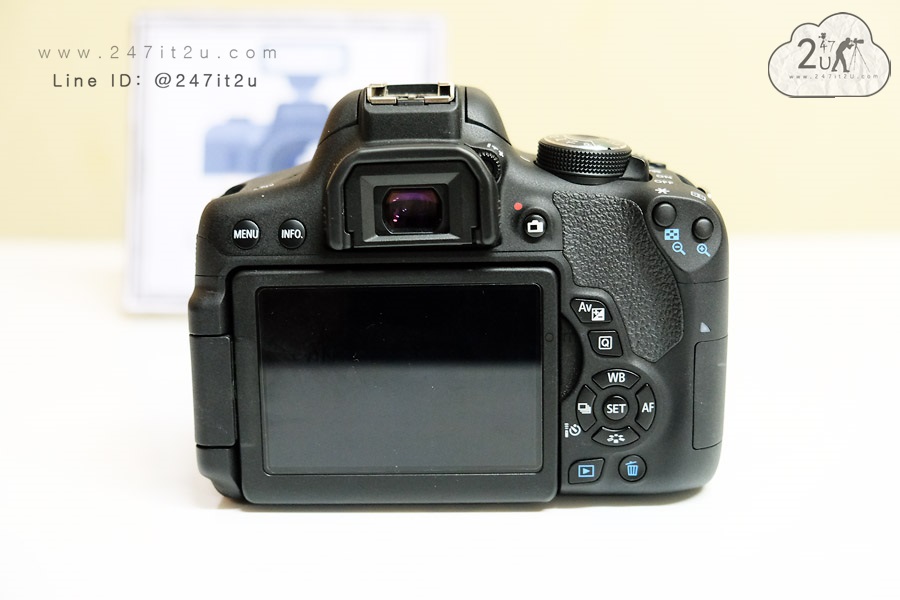 กล้อง Canon 750D+ เลนส์ 18-55mm