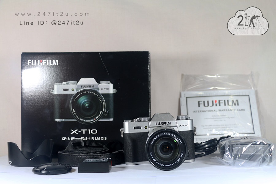 กล้อง fujiflim XT-10 + เลนส์ 16-50 สีเงินดำ