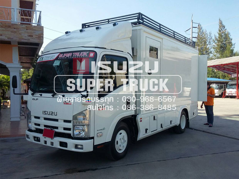 ISUZU NMR แบบตู้อลูมิเนียม (ช่วงต่อยาว 4.3เมตร)