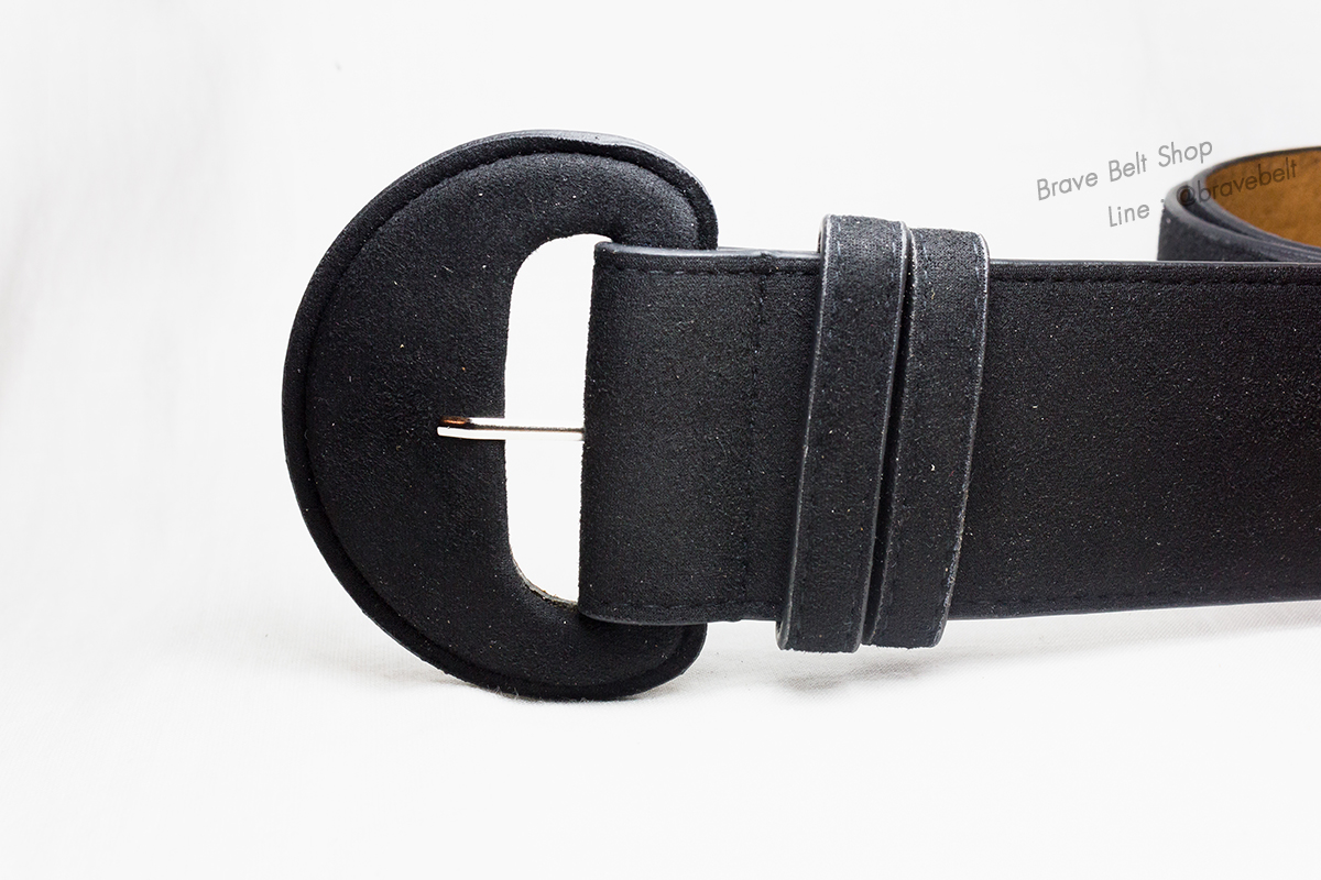 เข็มขัดเอวสูงรูปทรงเข็มขัดสวย หนังแบบหยาบ