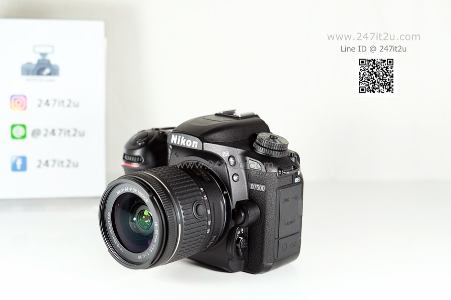 Nikon D7500 + เลนส์ 18-55mm ยกกล่อง