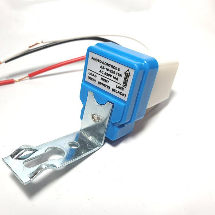 โฟโต้สวิทช์ ไฟบ้าน AC 220V 10A เปิดไฟอัตโนมัติตอนกลางคืน ปิดไฟอัตโนมัติไฟตอนเช้า