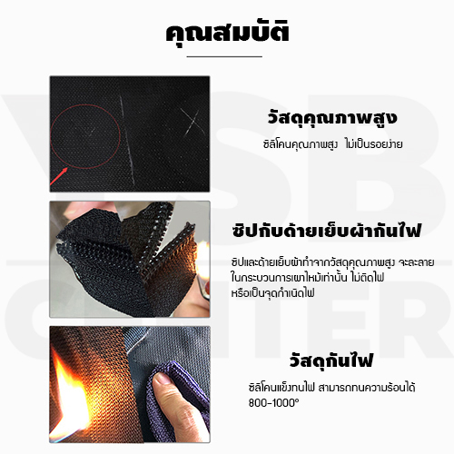 กระเป๋า กระเป๋าเก็บเอกสาร ทนไฟ กันน้ำ กระเป๋าทำงาน ซองกระเป๋า ขนาด 17.5 x 27 cm รุ่น J2L015-27X17.5-S