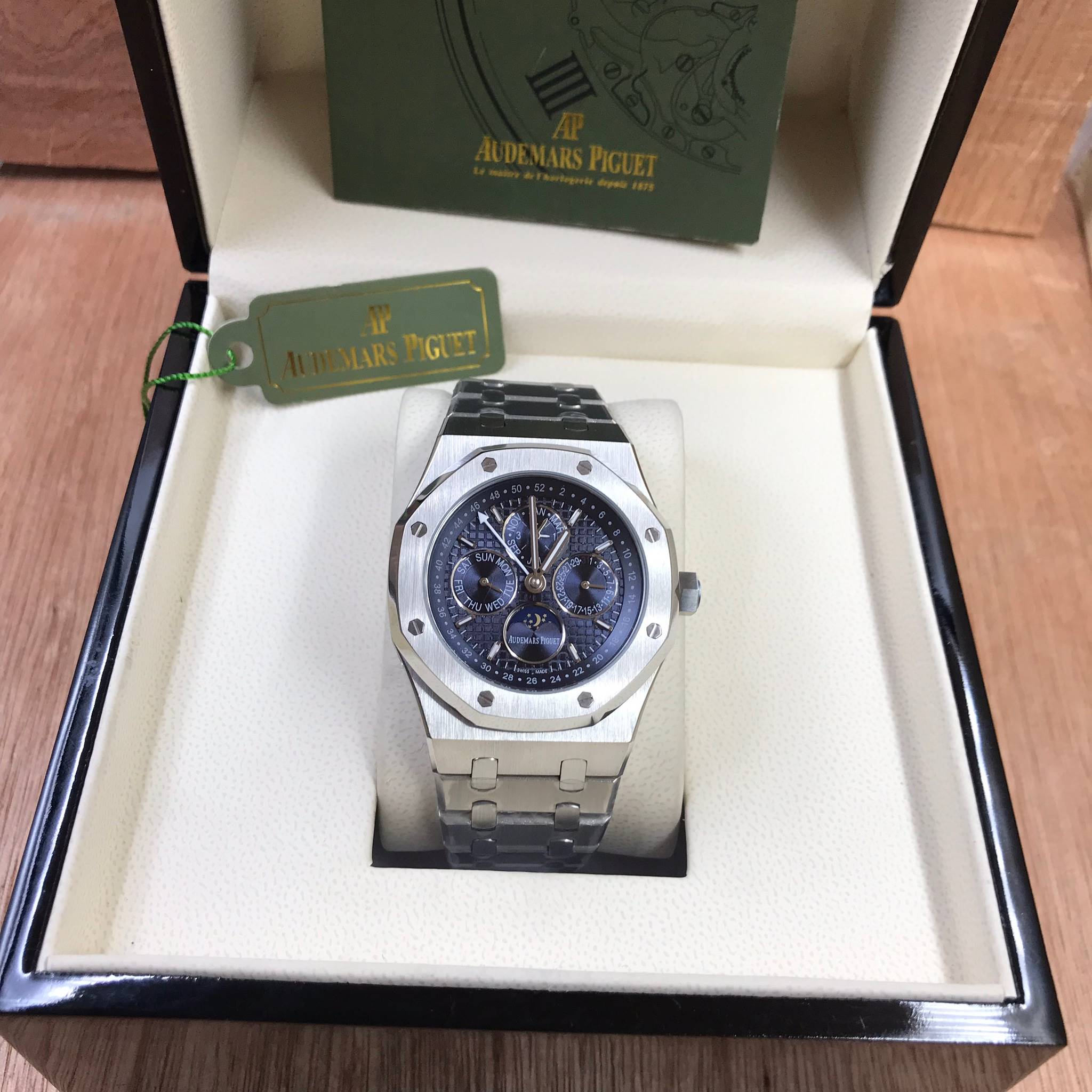 นาฬิกา Audemars Piguet Royal Oak Perpetual Calendar 25820ST เกรด CC