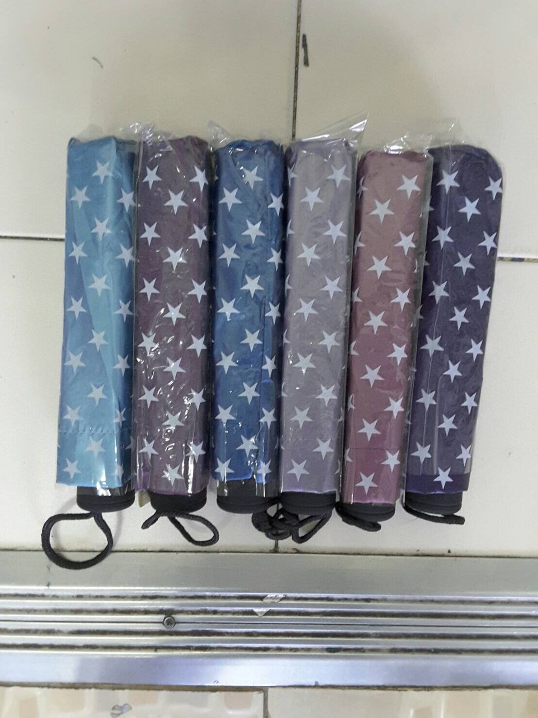 ร่มโค้งแฟชั่นยูวีดำ รหัส3458