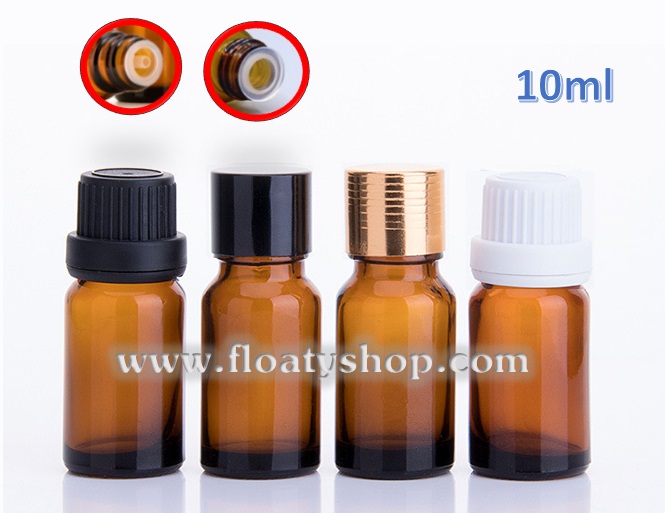10ml ขวดแก้วสีชาใส