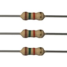 Resistors 1.5K Ohm 1/4W 5% Carbon Film