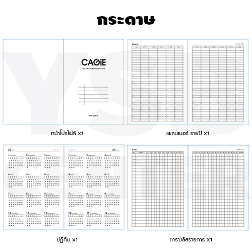 สมุดโน๊ต สมุดบันทึก ไดอารี่ สมุดเขียน กระเป๋าซิป PU+ปากกา พร้อมกล่อง