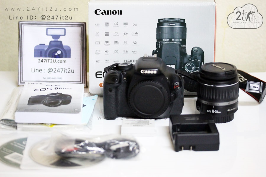 กล้อง Canon kiss X5 (600D) + เลนส์ 18-55 mm