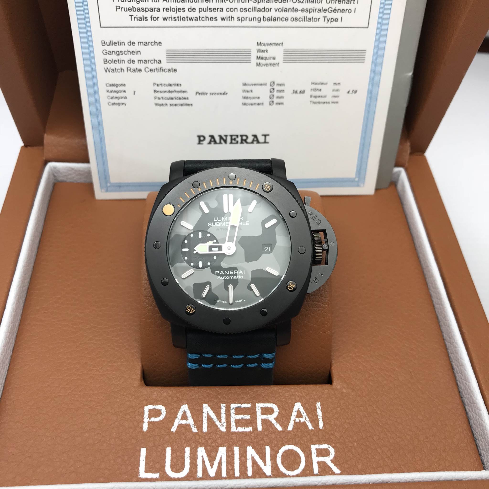 นาฬิกา Panerai Luminor Submersible 1950 Dive - Camo Dial งานสวยสุดๆ