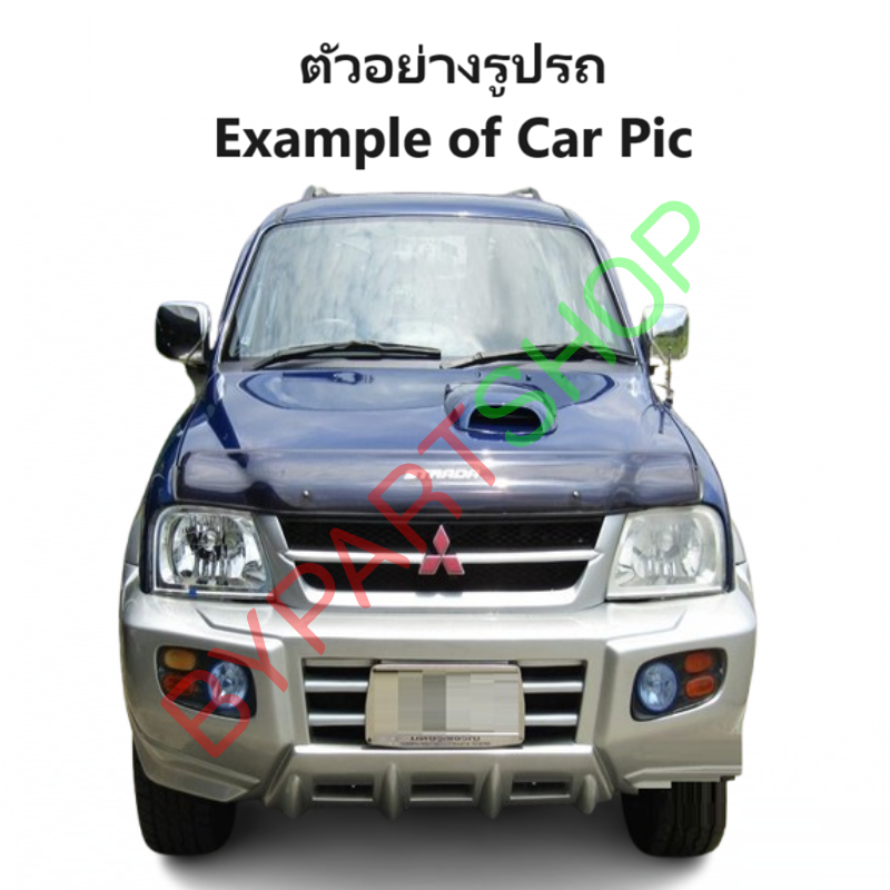 หม้อน้ำ MITSUBISHI G-WAGON(จีวาก้อน) ท่อล่างตรง หนาพิเศษ 36มิล ปี2001-2006 เกียรออโต้ (กระปุกก็ใส่ได้) (O.E.M ประกัน 6เดือน) (MI-50021)