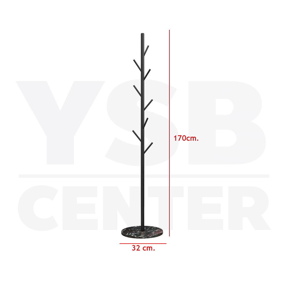 ราวแขวนหมวก แขวนเสื้อผ้า สูท ร่ม กระเป๋า ผ้าพันคอ ตกแต่งบ้าน ทรงต้นไม้ รุ่น CB0101 - CB0102