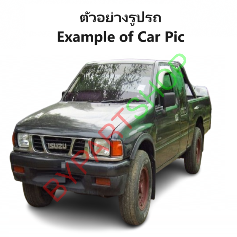 กระจกมองข้าง ISUZU TFR(มังกร) โฉมแรก รุ่นปรับมือ สีดำ (โฉมประตูมีหูช้าง) ปี1987-1990 (DM110) -ราคาต่อข้าง-
