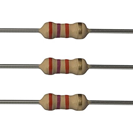 Resistors 2.7K Ohm 1/4W 5% Carbon Film