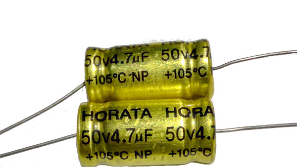 4.7uf 50V HORATA Bipolar Capacitor