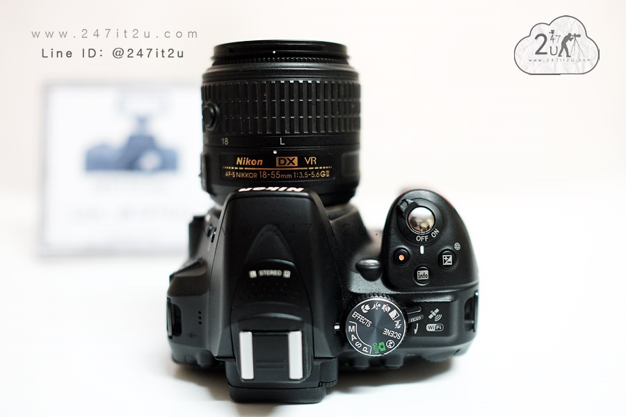 กล้อง Nikon D5300 +เลนส์ 18-55mm สีดำ