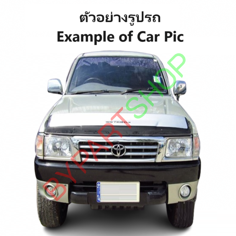 หน้ากระจัง TOYOTA SPORT RIDER(สปอร์ตไรเดอร์) โฉมแรก ชุบโครเมียม ไม่มีโลโก้ ปี1998-2000 (รหัส:TIGR'98-4WD ชุบ)