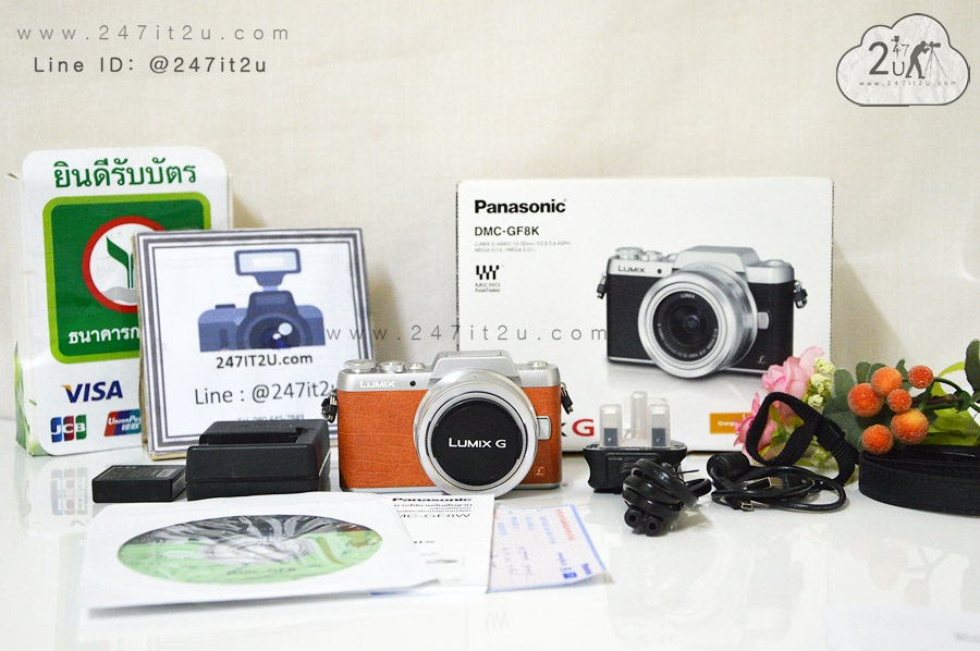 กล้อง Panasonic GF8 + เลนส์ 12-32 mm สีส้ม