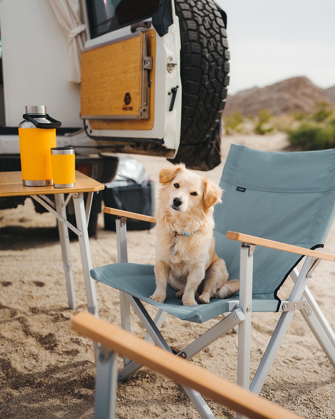 Dometic GO Compact Camp Chair Glacier เก้าอี้พับสำหรับแคมป์ปิ้ง สี Glacier