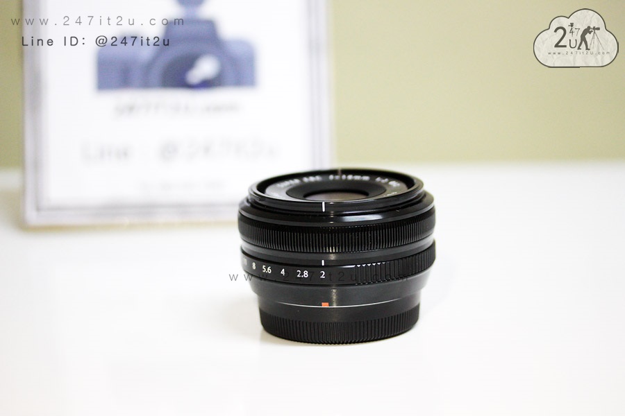 เลนส์ Fujinon 18mm f2 ยกกล่อง สีดำ