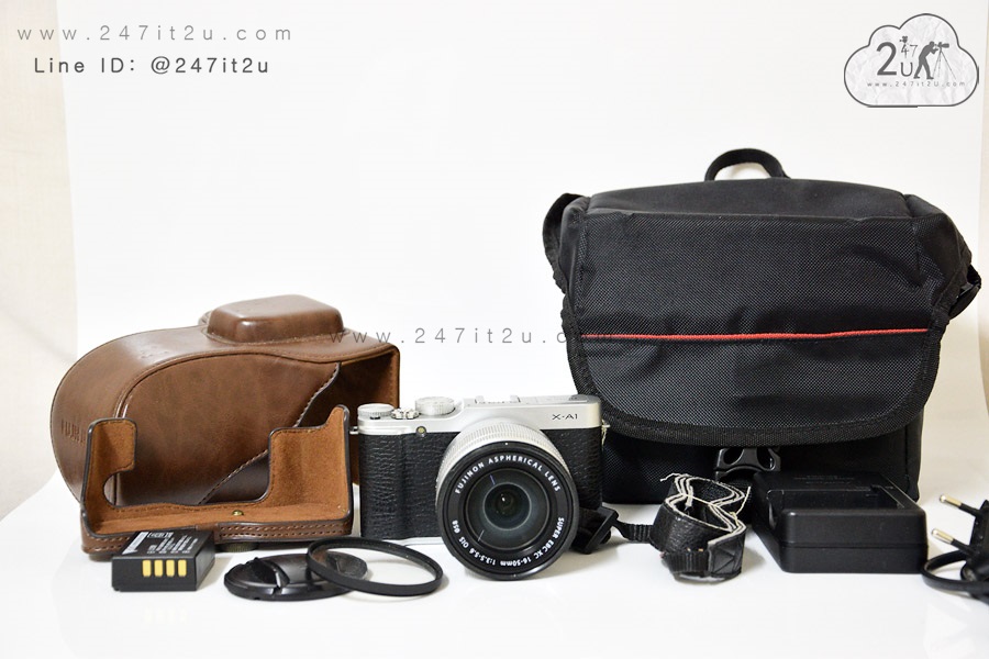 กล้อง Fujifilm X-A1 + เลนส์ 16-50 mm สี Silver