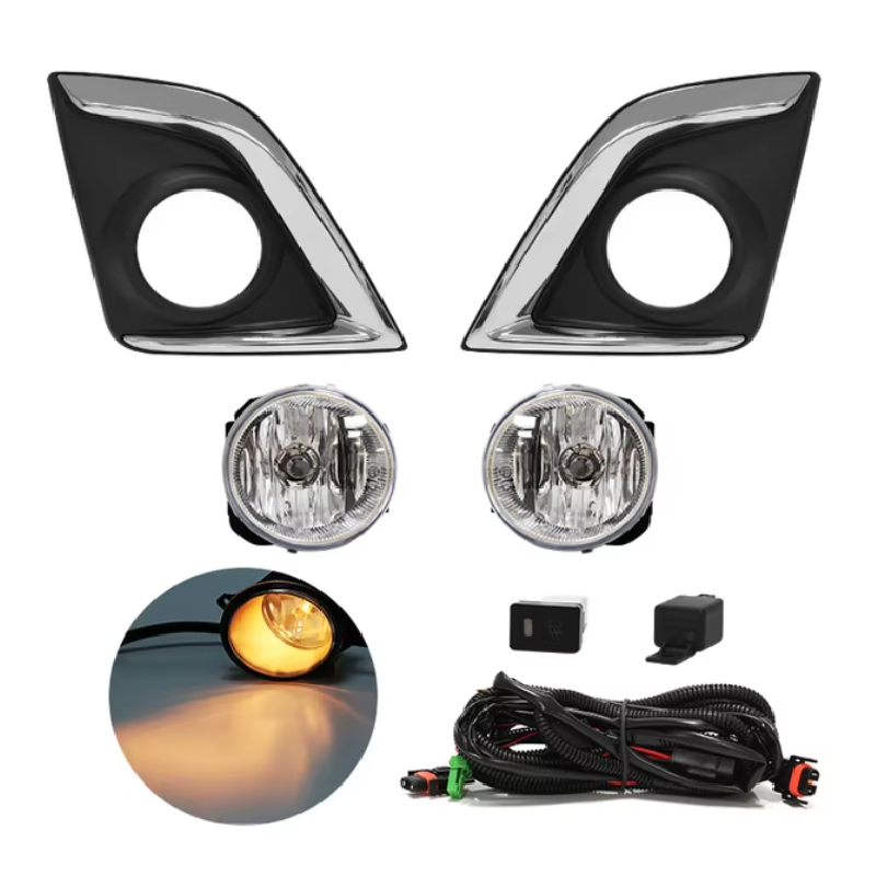 ไฟตัดหมอก/ไฟสปอร์ตไลท์ ISUZU D-MAX BLUE POWER(บลูพาวเวอร์) ตัวยกสูง ฝาครอบคาดชุบ ปี2016-2018 (ครบชุด) (รับประกัน 6เดือน) (IZ923)