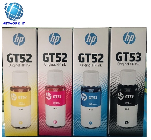 หมึกพิมพ์ของแท้ชนิดเติม HP GT52 (มีกล่อง)สำหรับ HP : 115 / 310 / 315 / 319 / 350 / 410